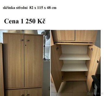 prodám zamykatelné skřínky 82x115x48 - 1