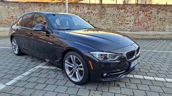 Bmw 328i F30 červená kuže