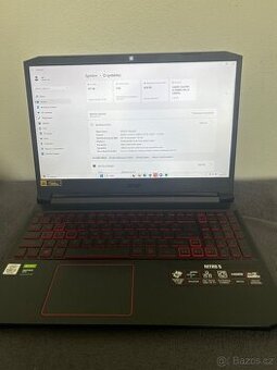 Herní notebook Acer nitro 5