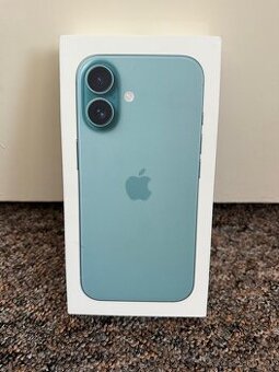 Apple iPhone 16 128gb Teal. 23 mesice zaruka Alza+obal.