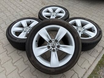 4x al kola 5x120 18 + pneu letní 255/45 R18