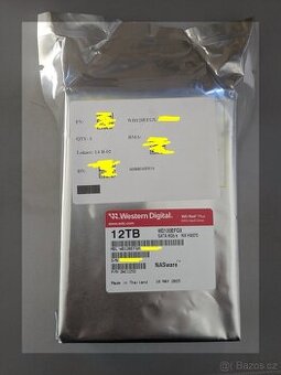 WD Red Plus 12 TB novy nerozbaleny