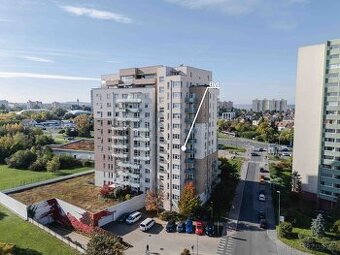 Byt 2+kk/B, 72 m2, sklep, garážové stání, zařízený, ul. V Št