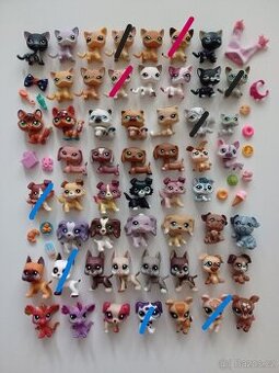 LPS littlest petshop lišky, kočičky kočky shc staré edice