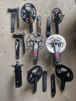 Karbonové / duralové kliky (Sram, FSA, Rotor, Shimano)