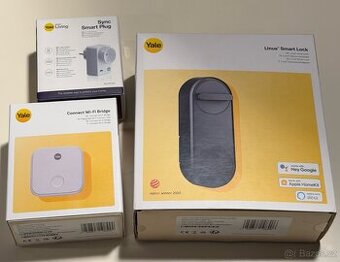Nový Yale Linus Smart Lock chytrý zámek + Bridge + Zásuvka