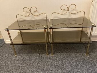 Noční stolky skleněné