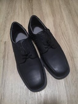 PRABOS Letní vycházkové kožené polobotky AČR v. 28