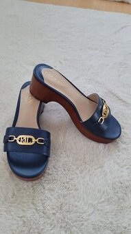 kožené LAUREN RALPH LAUREN sandály pantofle ROXANNE nové