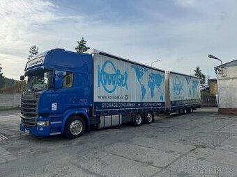 TANDEMOVÁ SOUPRAVA SCANIA R450 + SVAN