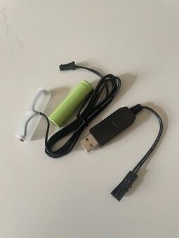 Dummy 2x AA baterie - USB trvalé napájení