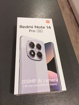 Xiaomi Redmi Note 14 Pro 5G , 8GB / 256 GB Černý 3700 Kč