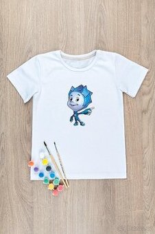 Dětské tričko - omalovánka výška