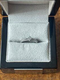 Prstynek Bílé zlato s Brilianty