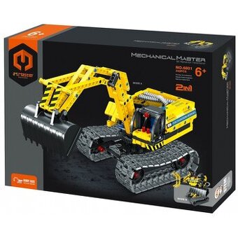 Stavebnice 342 dílků bagr nebo robot 2v1 31 cm