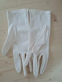 rukavice do tanečních bílé