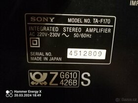 Zesilovač reproduktory Sony - 1