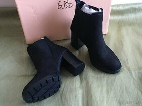 Gusto - dámská kotníčková obuv černá 36 - nové