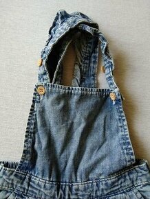 Dívčí lehké džíny s laclem H&M 110/116