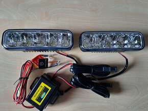 Světla pro denní svícení AURORA- DRL-2x5 LED.12/24V.