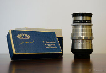 Objektiv Trioplan 100mm f2.8 / Meyer-Optik Görlitz / EXA