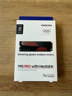 Samsung 990 PRO 1TB Heatsink NVMe M.2 SSD | Nový | Záruka