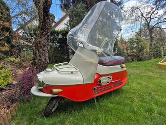 Skútr Čezeta 502.03 panelka r. 1963, původní, platný TP a RZ