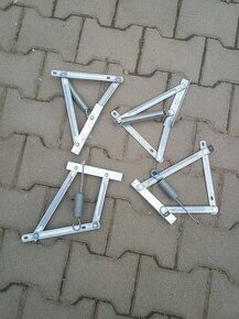 prodám výklopné postelové kování - možno 2 páry (4ks)