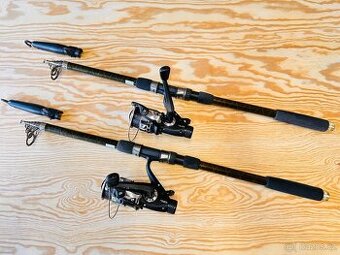 SET 2 + 2 / TELESKOPICKÉ PRUTY MEPSI GOLDSTAR TELE CARP / 3,
