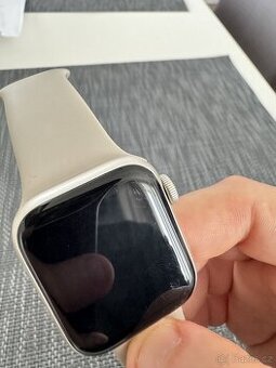 Apple Watch SE 40mm – Starlight (hliník), záruka do 7. 6. 20