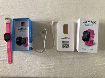 Volací dětské GPS hodinky LAMAX WatchY2 Růžové - 1