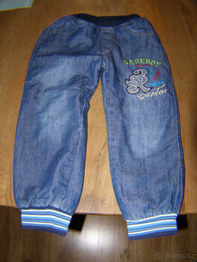 Zimní jeans vel. 98