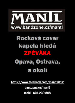 Kapela MANTL hledá zpěváka