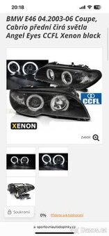 BMW E46 ANGEL EYES SVĚTLA