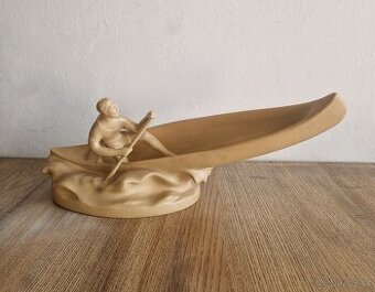 keramická soška kanoisty - Vanča, 50 cm - 1