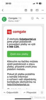 Prodej 2 ks vstupenek