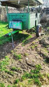 Vlečka za traktor dvoukolová - 1