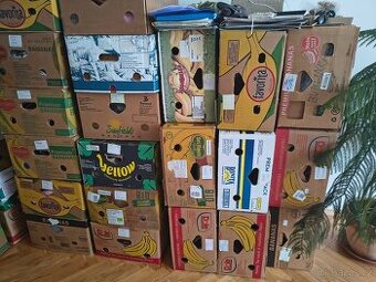 Prázdné krabice od banánů (50 ks)