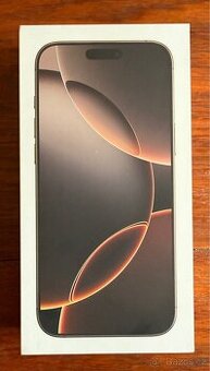 iPhone 16 Pro Max 256GB pouštní titan (nový, zabalený)