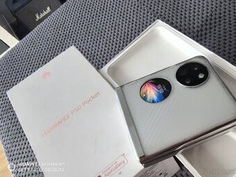 Huawei P50 Pocket  v super stavu s krytem ochrannym