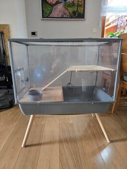 Prodám klec na morče nebo králika včetně příslušenství
