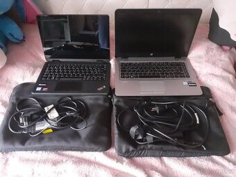 2x Notebooky: Lenovo ThinkPad a HP elitebook
