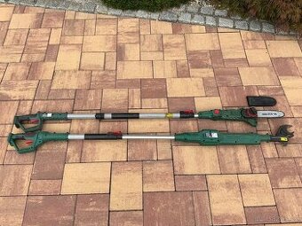 Aku teleskopické nůžky a pila na větve Parkside