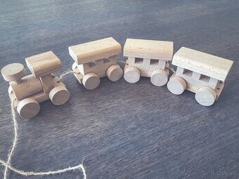 Dřevěná hračka - vlak