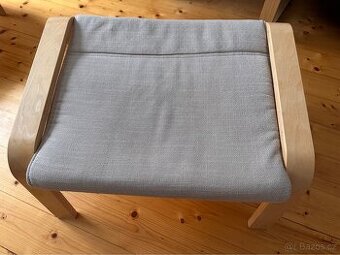 IKEA POÄNG – podnožka, bříza / béžová