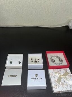 stříbrné šperky s přírodními kameny