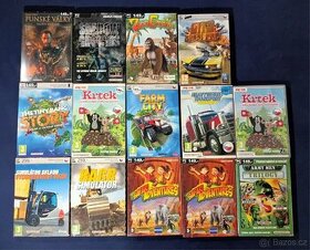 Hrané PC hry z kolekce TopCD, cena za vše