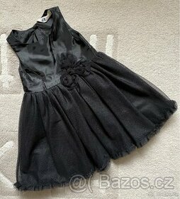 Černé společenské šaty H&M - vel. 98 - 1