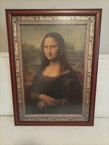 Mona Lisa puzle v rámu