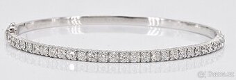 Luxusní 18k náramek s diamanty 2,08ct - certifikát - 1